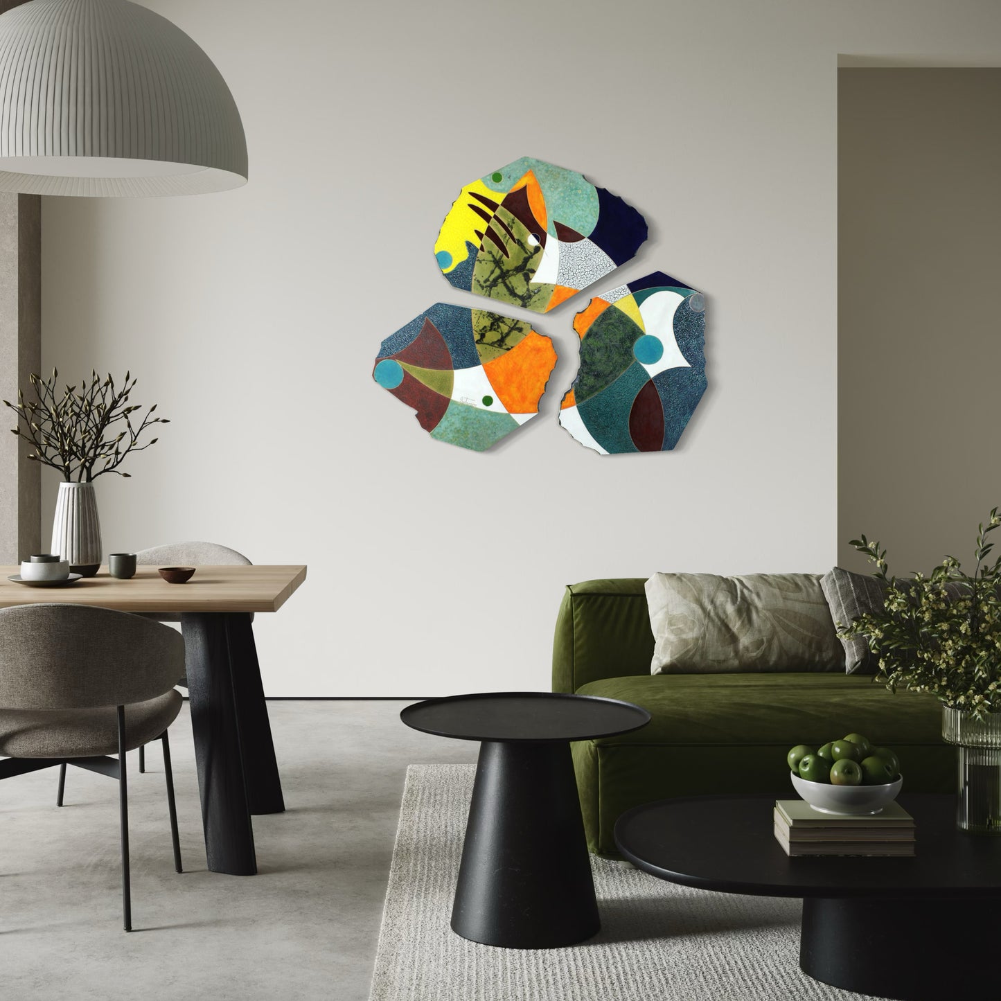 Across the Water - Triptych