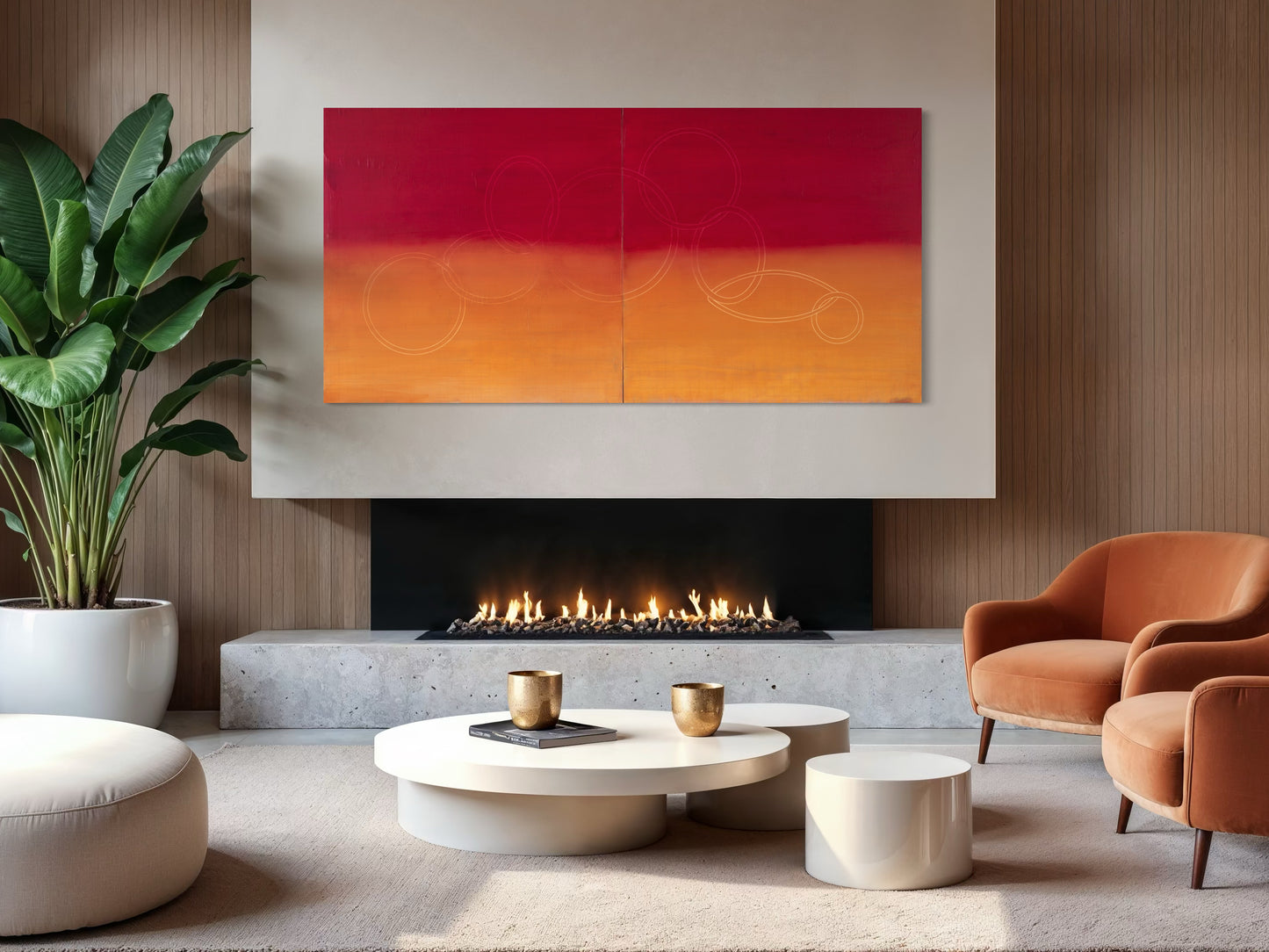 Atmospheric Landscape, diptych