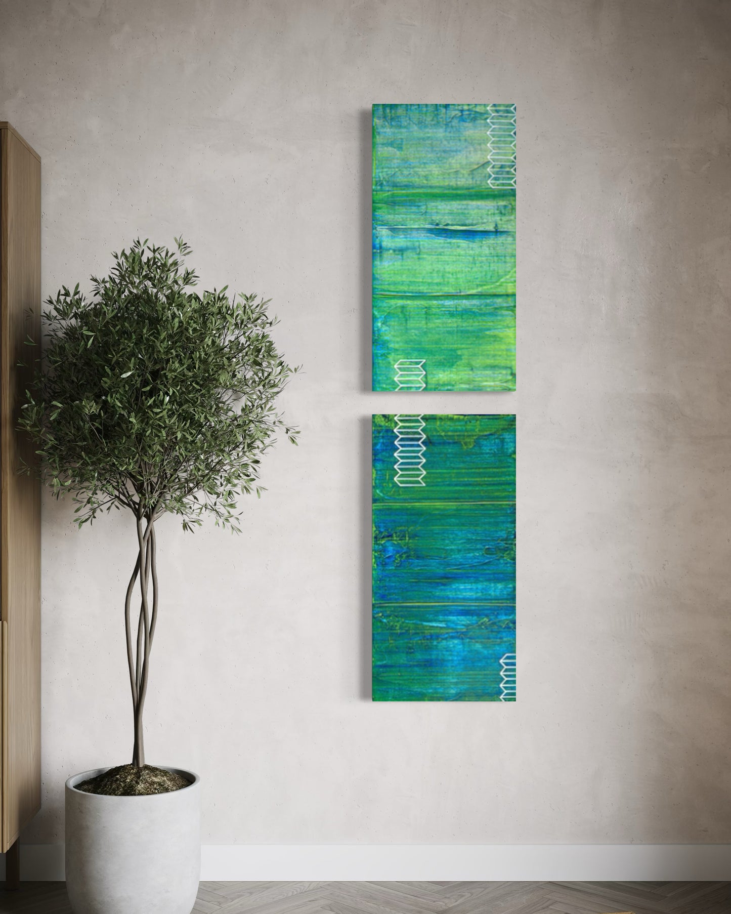 Ocean Dreams, diptych