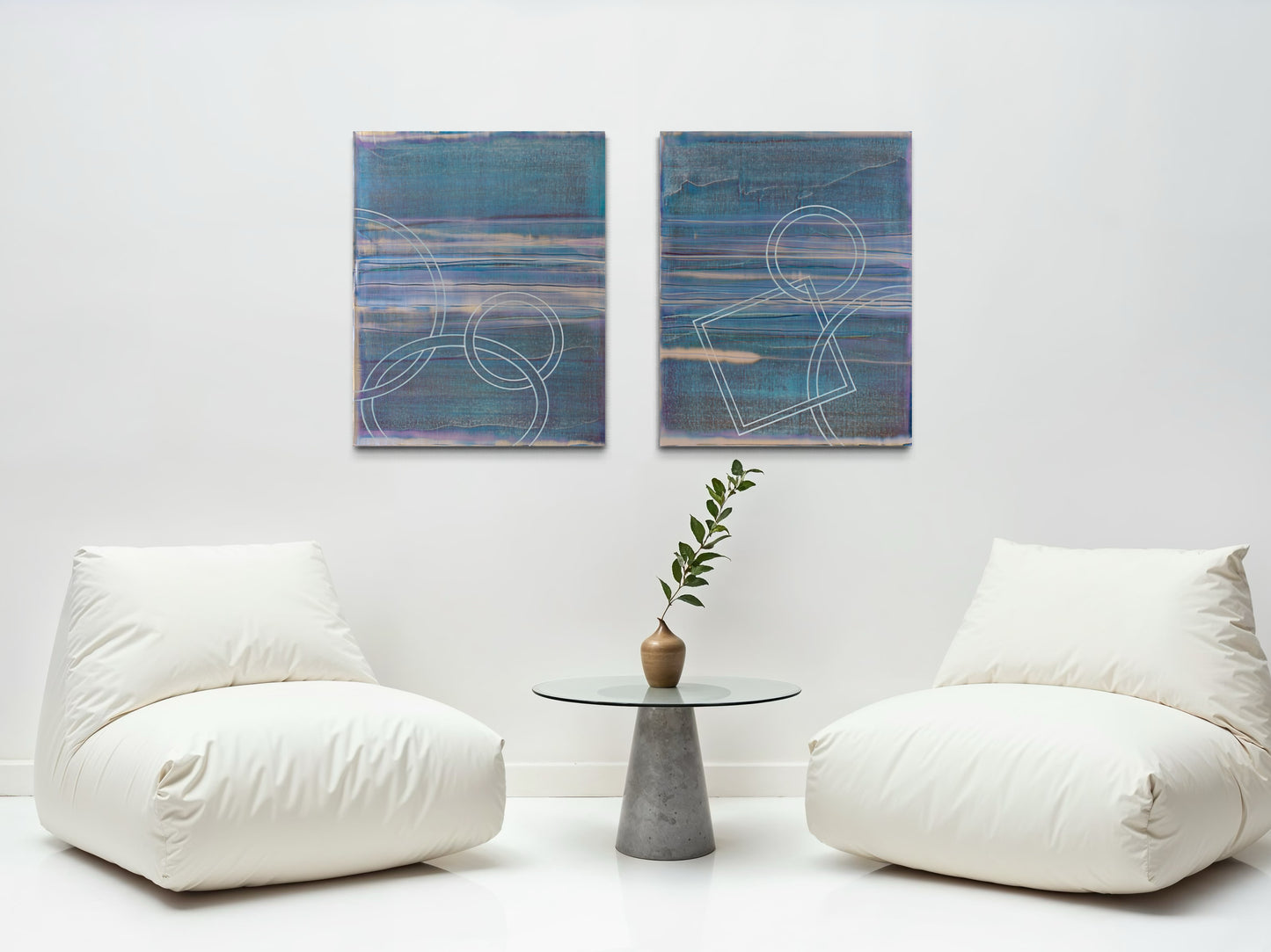 How Deep Is Your Ocean, diptych