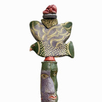 Live and Let Live Ceramic totem