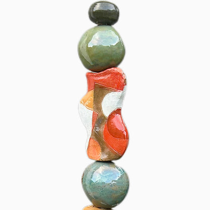 Bananas and Creams Ceramic totem