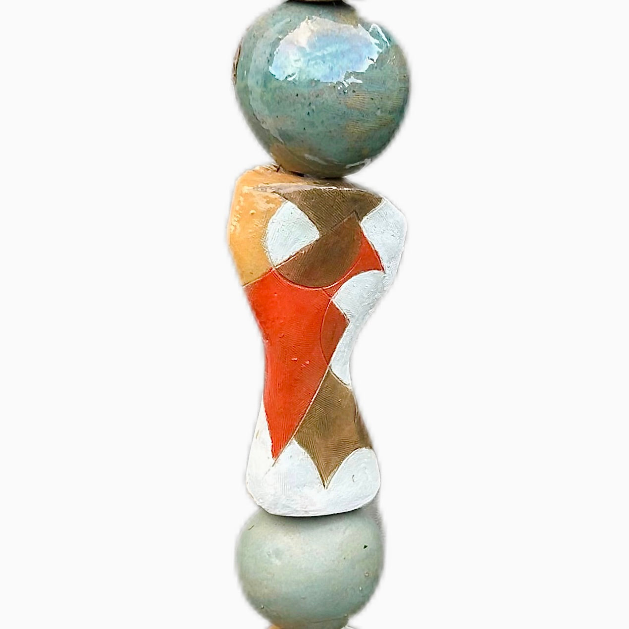 Bananas and Creams Ceramic totem