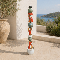 Bananas and Creams Ceramic totem