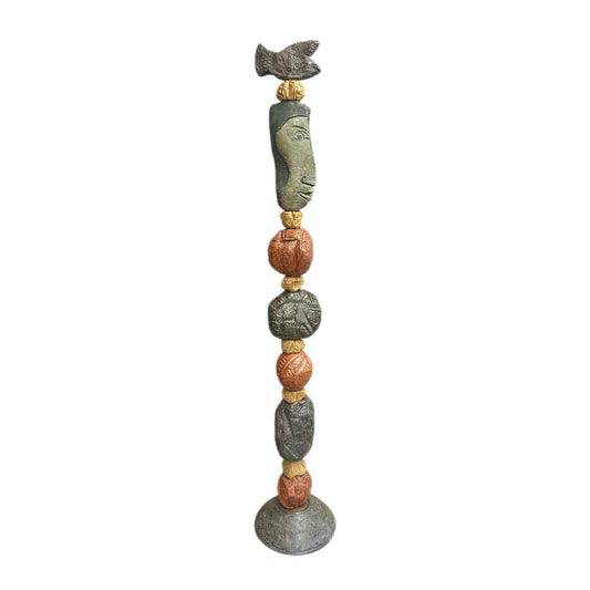 Stone Perch #1 Ceramic totem