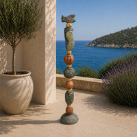 Stone Perch #1 Ceramic totem