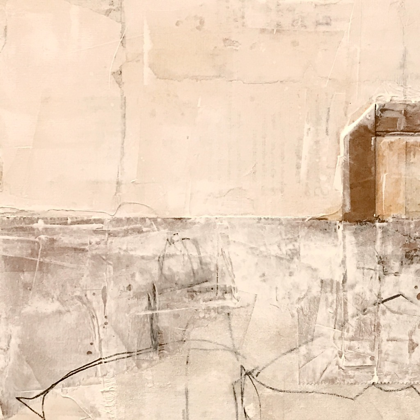 Suspendu dans le monochrome