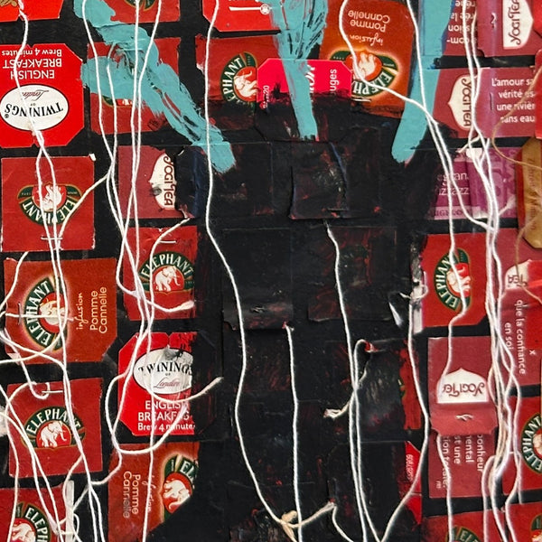 Piano lesson at the kitchen table