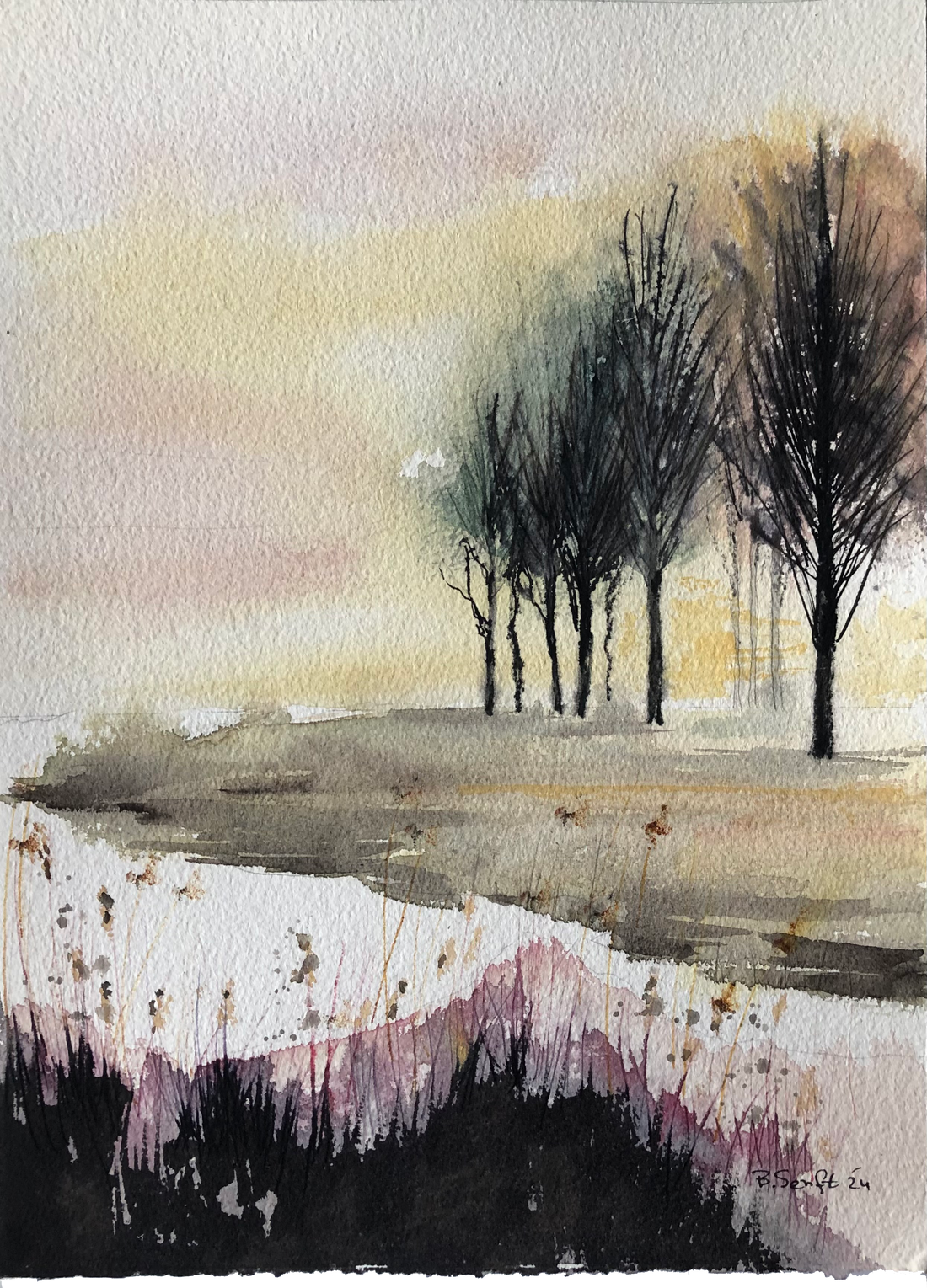 Batia Senft - A Frosty Morning