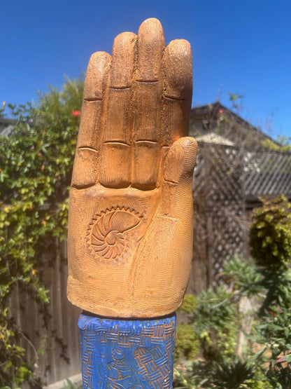 Buddha Totem Ceramic Sculpture