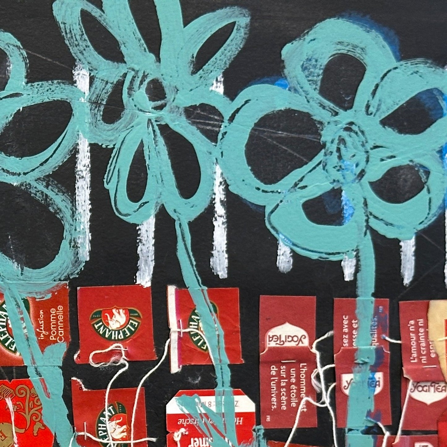 Piano lesson at the kitchen table