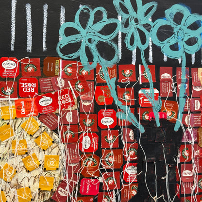 Piano lesson at the kitchen table