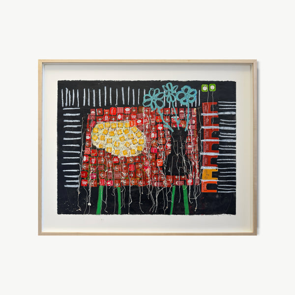 Piano lesson at the kitchen table