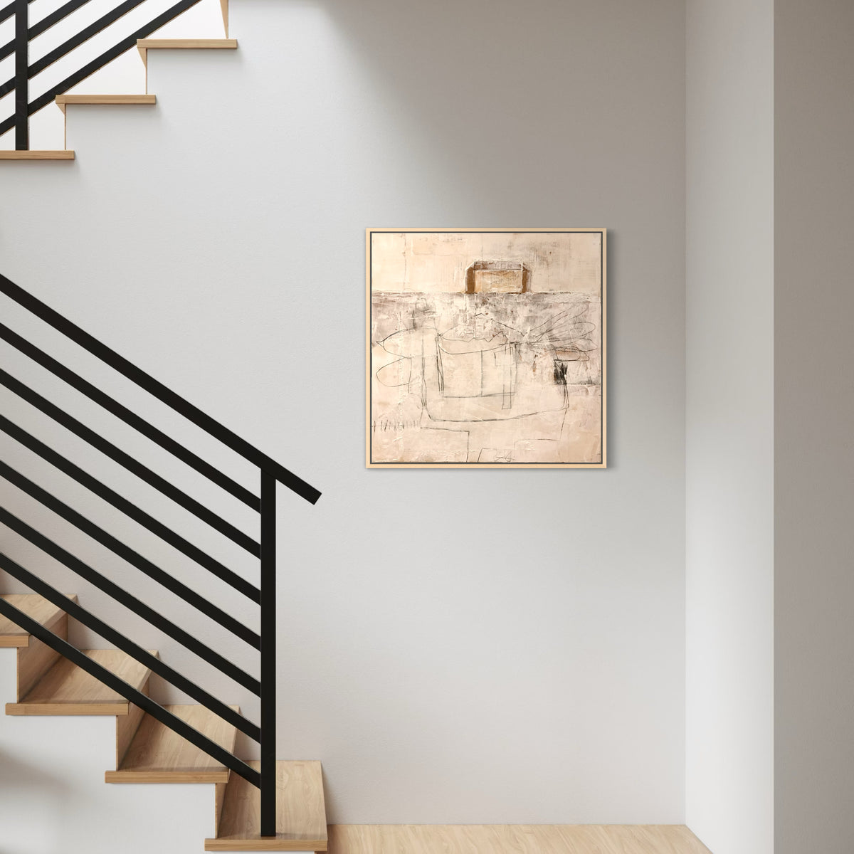 Suspendu dans le monochrome