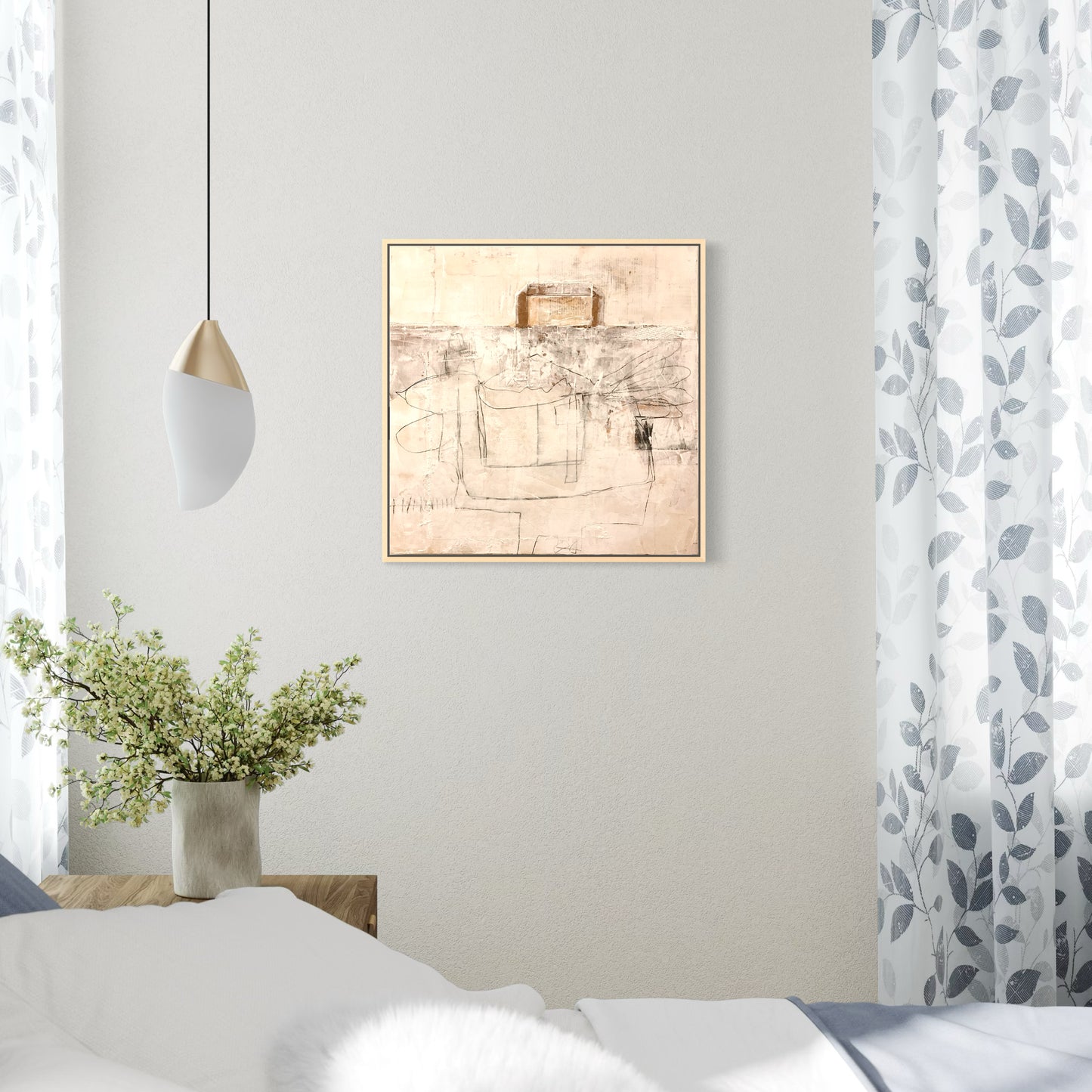 Suspendu dans le monochrome