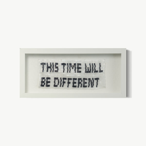 This time will be different