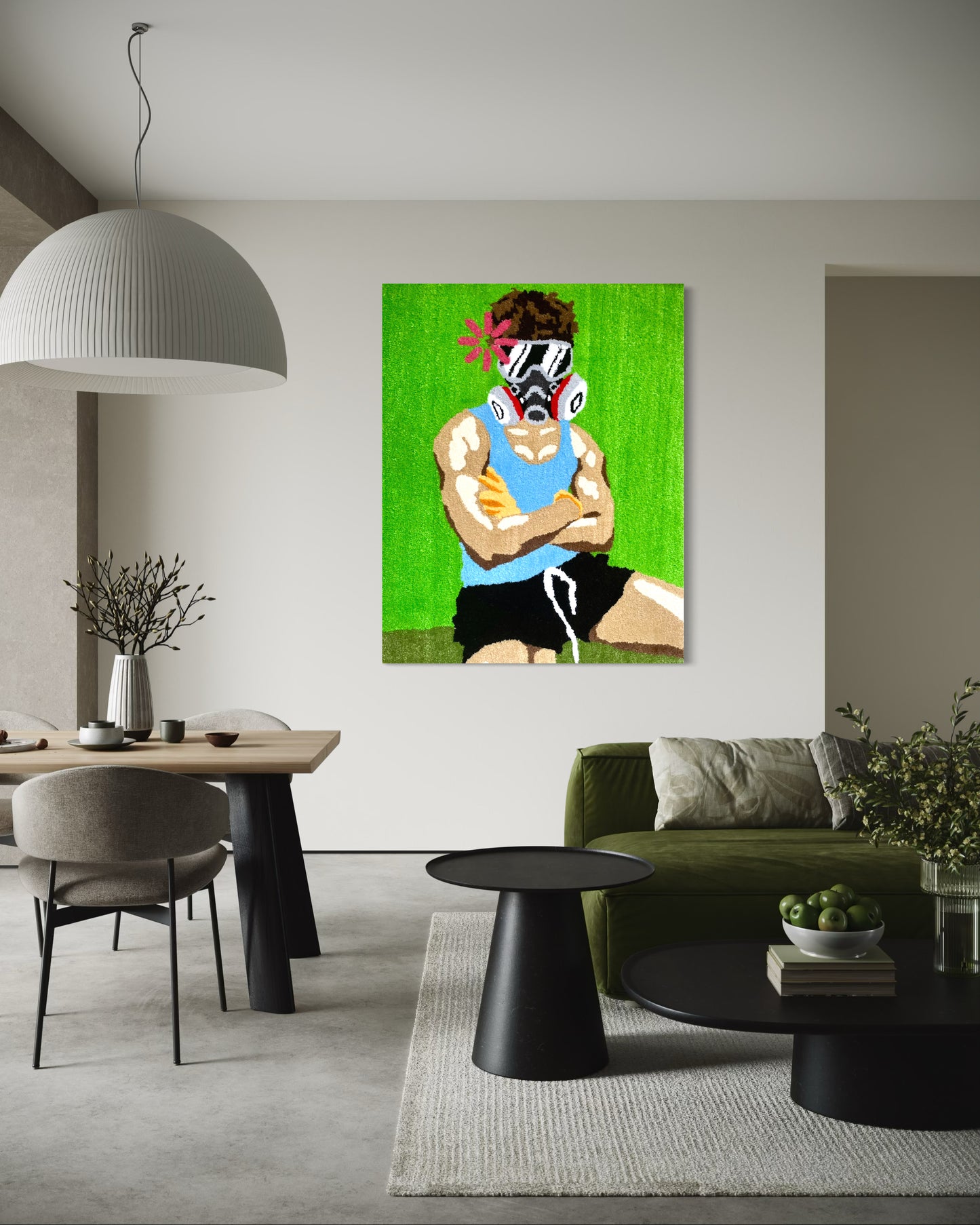 Do You Smell Fumes? (Recreated Textile Work)