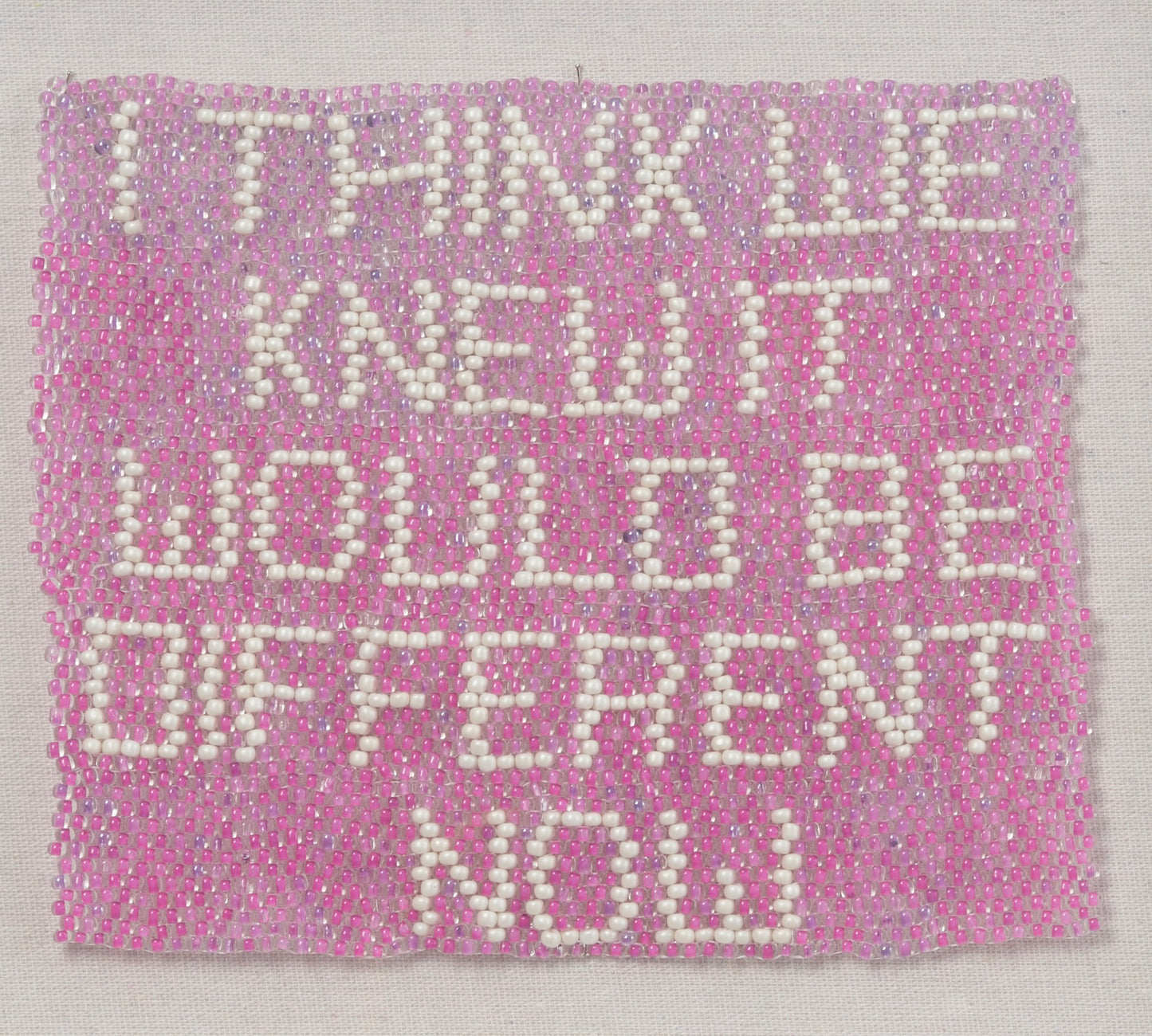 I think we knew it would be different now