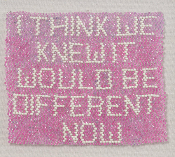 I think we knew it would be different now